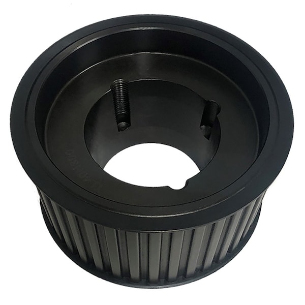 B&B Manufacturing TL40H300, Timing Pulley, Cast Iron, Black Oxide, TL40H300 - main